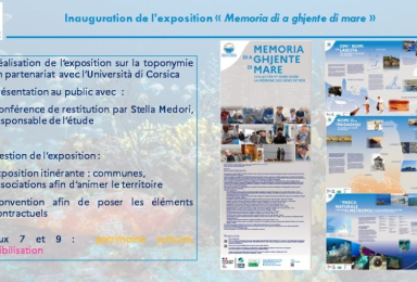 Extrait programme actions 2023 : Exposition Memoria Ghjente di Mare